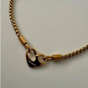 New! Anthropologie 18K Gold Plated “I Am Worthy” Necklace NWOT